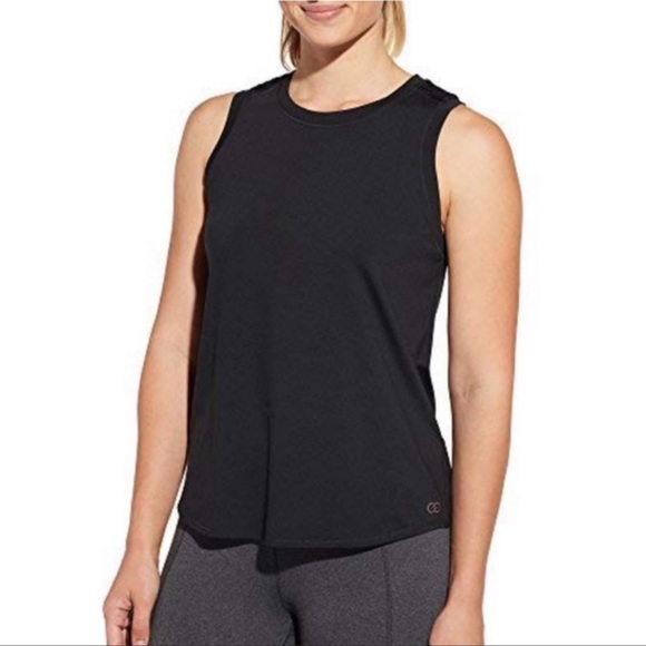 Calia Carrie Underwood Black Lace Back Tank Top - Picture 2 of 5